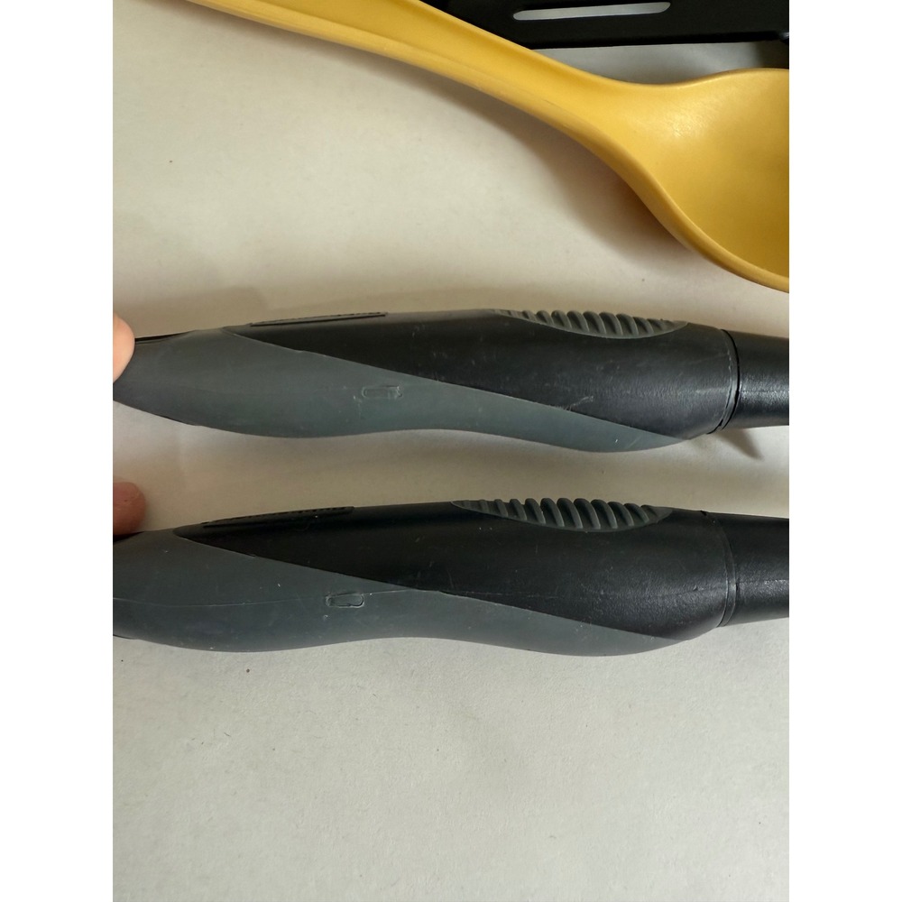Pampered Chef Tupperware Rubbermaid Kitchen Utensil Lot 5pc Black Yellow Mixed - Picture 7 of 7